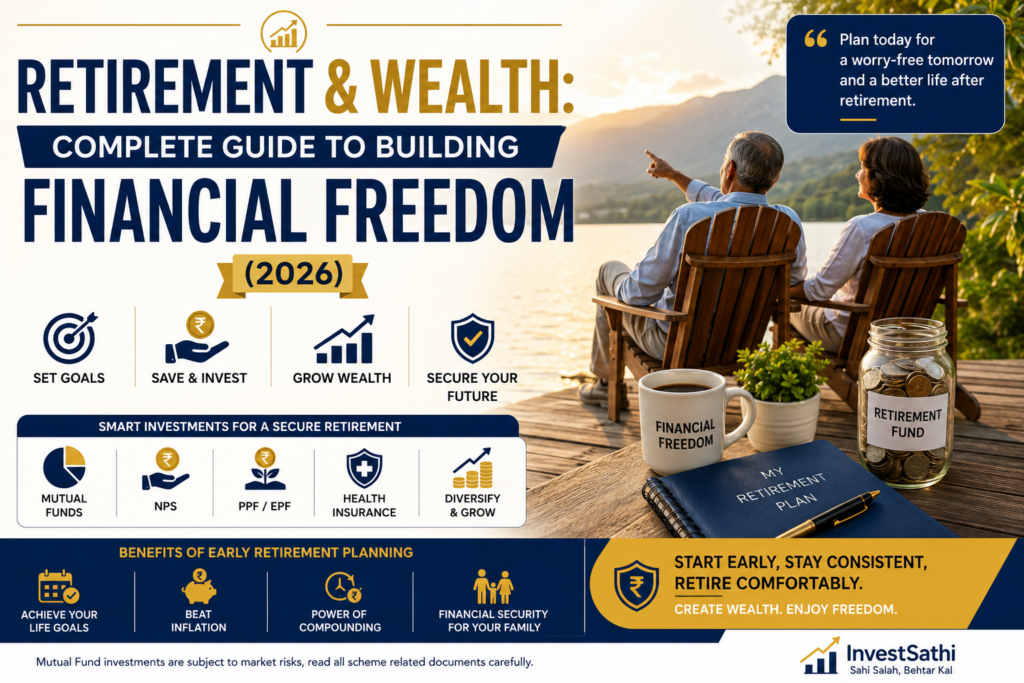 Retirement & Wealth – Complete Guide to Building Financial Freedom (2026) | InvestSathi