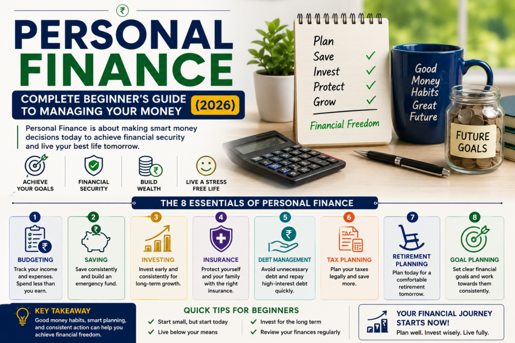 Personal Finance – Complete Beginner's Guide to Managing Your Money (2026) | InvestSathi