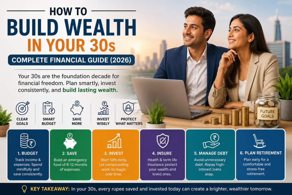How to Build Wealth in Your 30s – Complete Financial Guide (2026) | InvestSathi