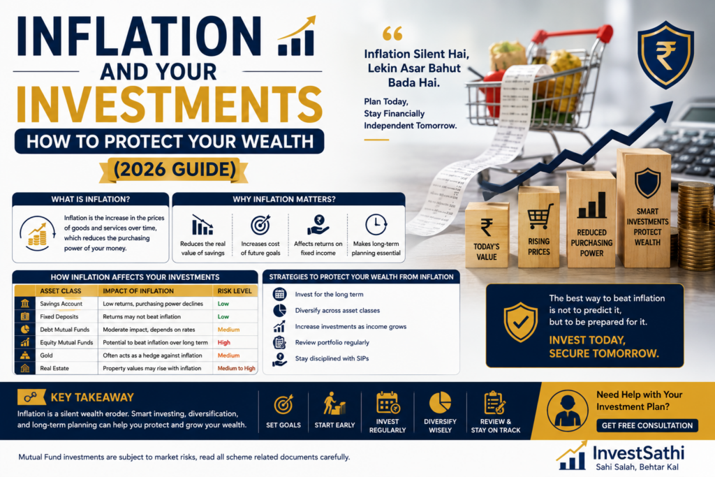 Inflation and Your Investments – How to Protect Your Wealth (2026 Guide) | InvestSathi