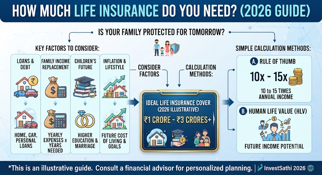 Family Floater Health Insurance infographic guide 2026 showing benefits, coverage, and comparison with individual plans.